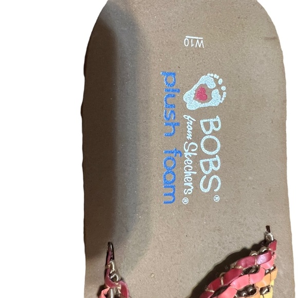 Bobs By Skechers Plush Foam Flip Flops Size 10 - Picture 3 of 3